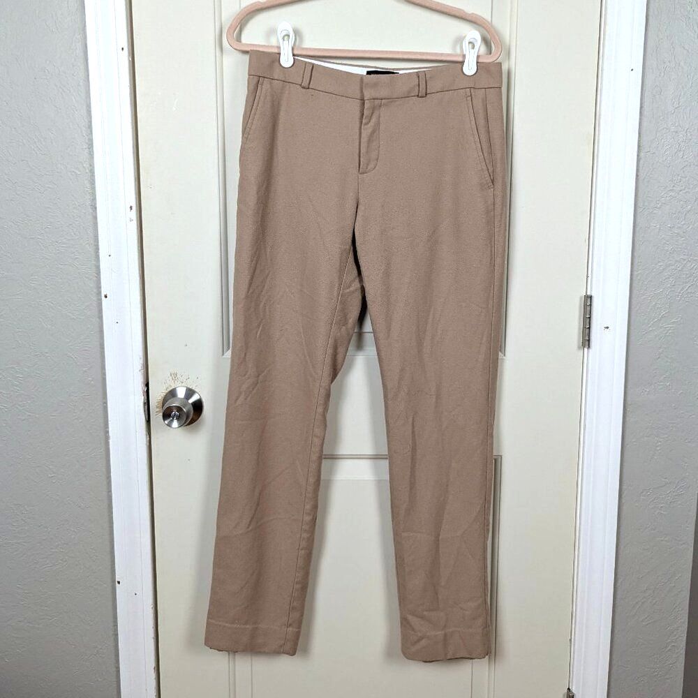 Banana Republic | Tan Professional Wool Blend Trouser Pants Size 6 Long